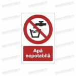 Semn Apa nepotabila