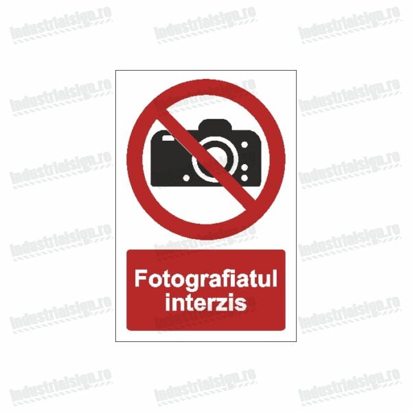 Semn Fotografiatul interzis