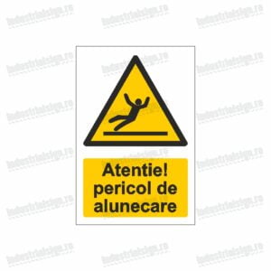 semn atentie pericol de alunecare