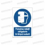 folosirea mastii obligatorie in timpul sudurii