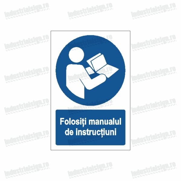 semn folositi manualul de instructiuni