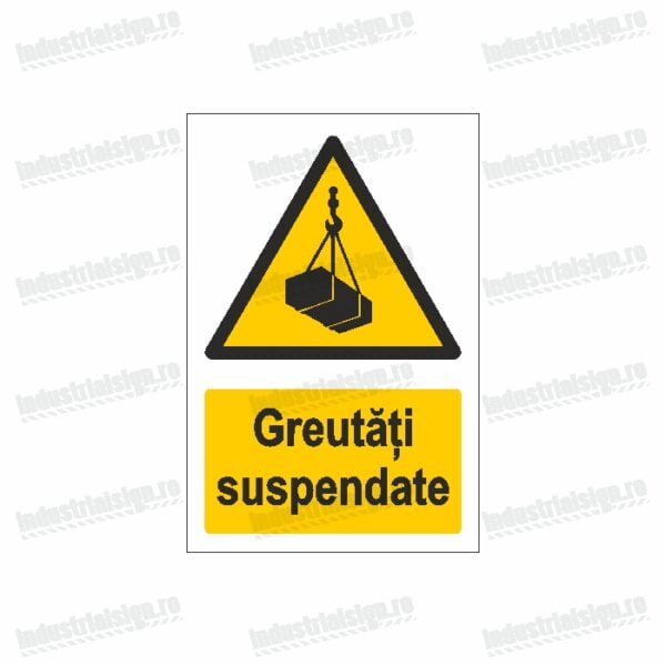 semn greutati suspendate