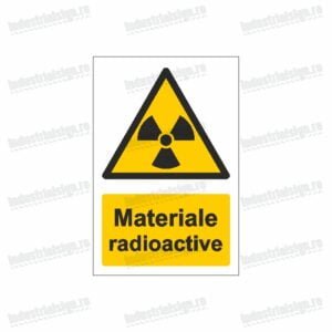 semn materiale radioactive