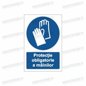 semn protectia obligatorie a mainilor