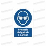 semn protectia obligatorie a ochilor