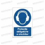 semn protectie obligatorie a urechilor