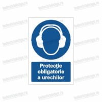 semn protectie obligatorie a urechilor