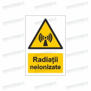 semn radiatii neionizate