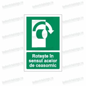 roteste in sensul acelor de ceasornic